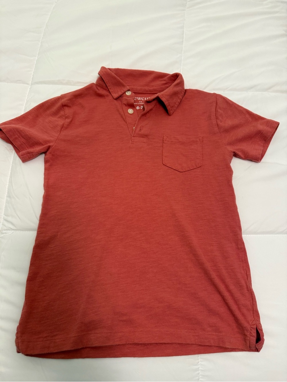 Jcrew Factory Crew Cuts - red polo